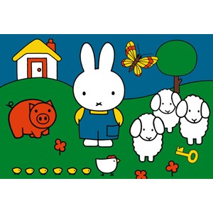 Ravensburger (07566) - "Miffy at the animals" - 12 pieces puzzle