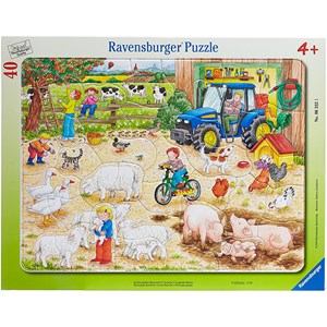 Ravensburger (06332) - "On The Farm" - 40 pieces puzzle