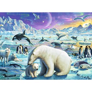 Ravensburger (13203) - "Polar Animals Gathering" - 300 pieces puzzle