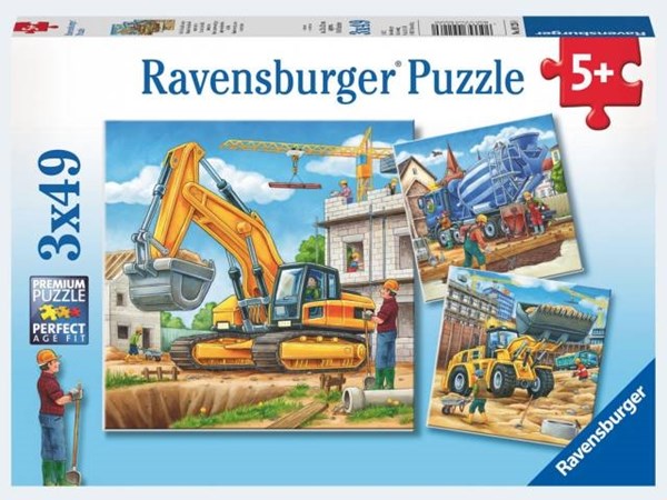 Ravensburger (09226) - "Construction Vehicle" - 49 pieces puzzle