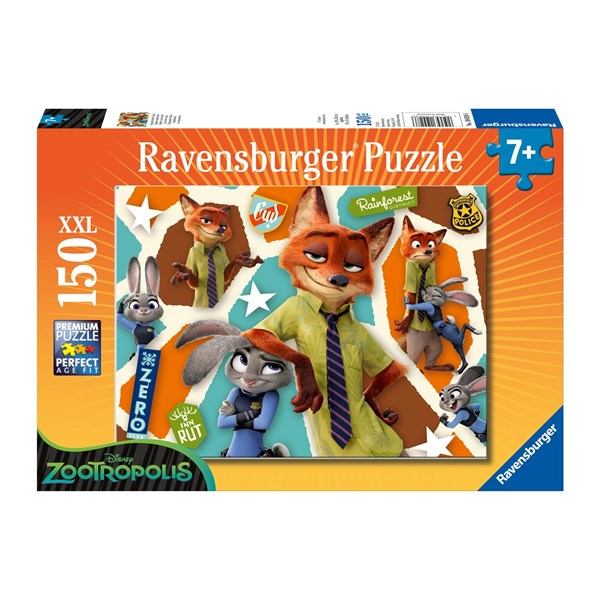 Ravensburger (10028) - "Zootopia" - 150 pieces puzzle