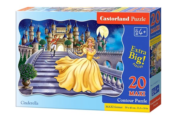 Castorland (C-02351) - "Cinderella" - 20 pieces puzzle
