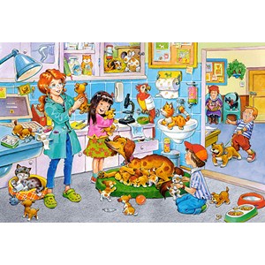 Castorland (B-040186) - "At the Animal Doctor" - 40 pieces puzzle