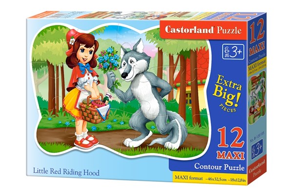 Castorland (B-120185) - "The Little Red Riding Hood" - 12 pieces puzzle