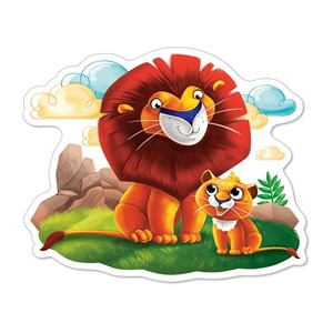 Castorland (B-120161) - "Lions" - 12 pieces puzzle