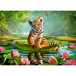 Castorland (B-13296) - "Tiger Lily" - 120 pieces puzzle