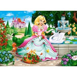 Castorland (B-066056) - "Princess with Swan" - 60 pieces puzzle