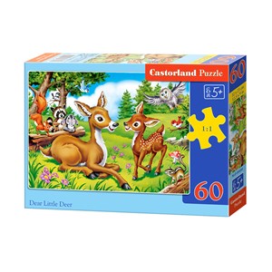 Castorland (B-066049) - "Dear Little Deer" - 60 pieces puzzle