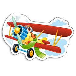 Castorland (B-015092) - "Funny Plane" - 15 pieces puzzle