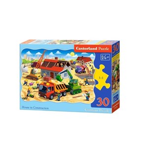 Castorland (B-03686) - "House in Construction" - 30 pieces puzzle