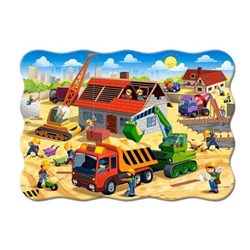 Castorland (B-03686) - "House in Construction" - 30 pieces puzzle