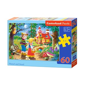 Castorland (B-06526) - "Hansel and Gretel" - 60 pieces puzzle