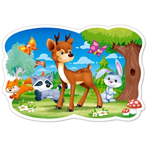 Castorland (B-120154) - "A Deer and Friends" - 12 pieces puzzle