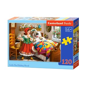 Castorland (B-13227) - "Little Red Riding Hood" - 120 pieces puzzle