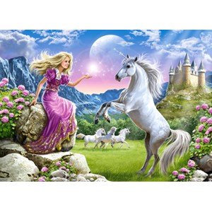 Castorland (B-018024) - "My Friend Unicorn" - 180 pieces puzzle