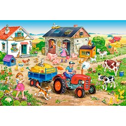 Castorland (B-040193) - "Life on the Farm" - 40 pieces puzzle
