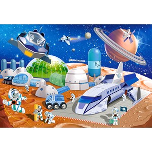 Castorland (B-040230) - "Space Station" - 40 pieces puzzle