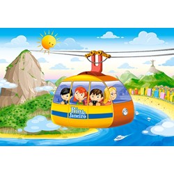 Castorland (B-041015) - "Travel The World" - 8 12 15 20 pieces puzzle