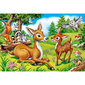 Castorland (B-040261) - "Dear Little Deer" - 40 pieces puzzle