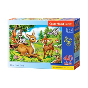 Castorland (B-040261) - "Dear Little Deer" - 40 pieces puzzle