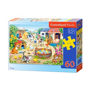 Castorland (B-06663) - "The Farm" - 60 pieces puzzle