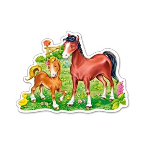Castorland (B-015023) - "A Little Beautiful Foal" - 15 pieces puzzle