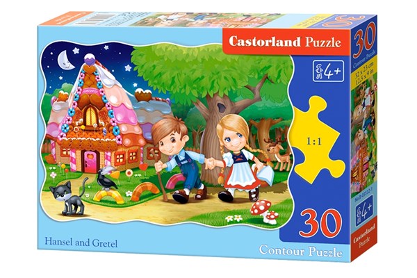 Castorland (B-03532) - "Hansel and Gretel" - 30 pieces puzzle