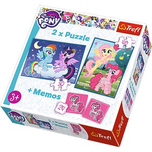 Trefl (90601) - "My Little Pony + Memo" - 30 48 pieces puzzle