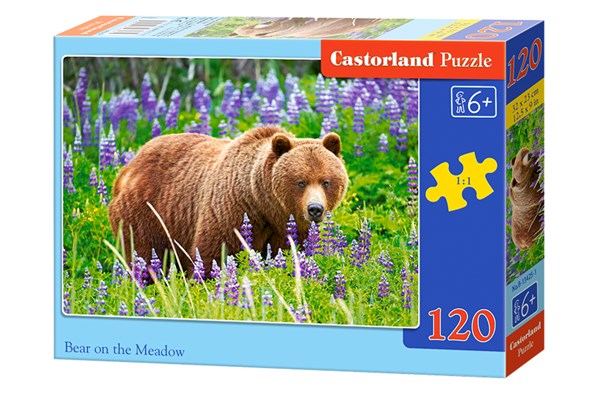 Castorland (13425) - "Bear" - 120 pieces puzzle