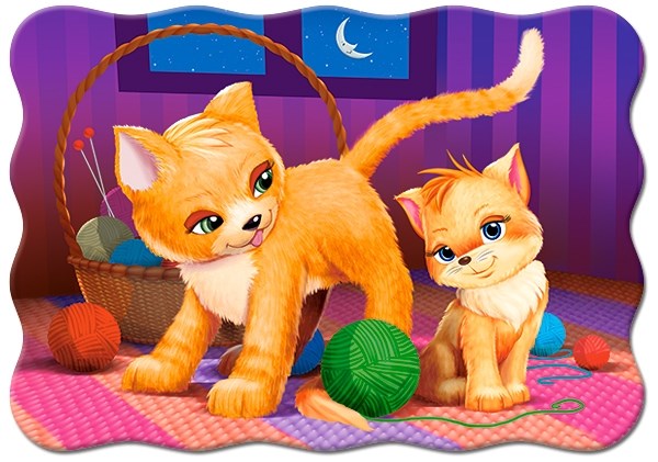Castorland (B-03709) - "Kittens" - 30 pieces puzzle