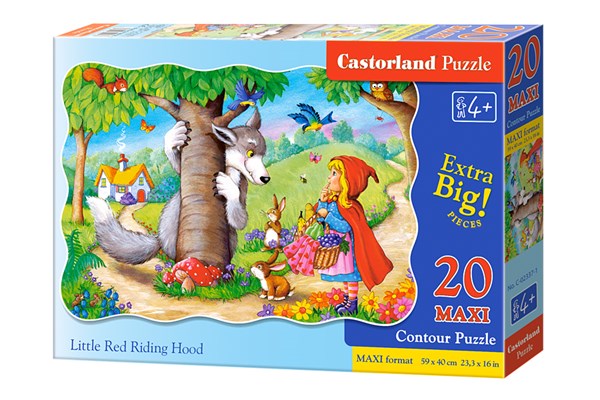 Castorland (C-02337) - "Little Red Riding Hood" - 20 pieces puzzle