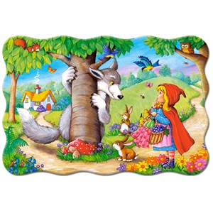 Castorland (C-02337) - "Little Red Riding Hood" - 20 pieces puzzle