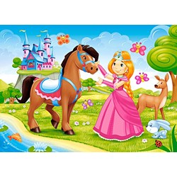Castorland (B-06816) - "Princess and her Friend" - 60 pieces puzzle