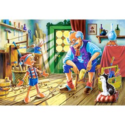 Castorland (B-12787) - "Pinocchio and Gepetto" - 120 pieces puzzle