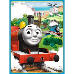 Trefl (90602) - "Thomas & Friends + Memo" - 30 48 pieces puzzle