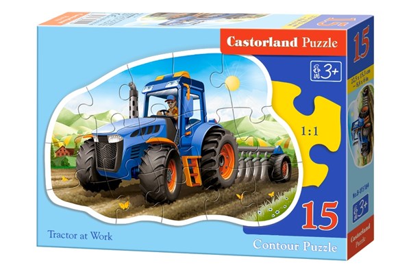 Castorland (B-015184) - "Tractor" - 15 pieces puzzle