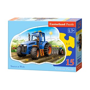 Castorland (B-015184) - "Tractor" - 15 pieces puzzle