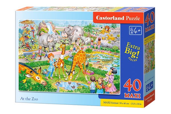 Castorland (B-040179) - "Zoo" - 40 pieces puzzle