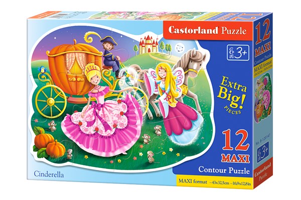 Castorland (B-120147) - "Cinderella" - 12 pieces puzzle