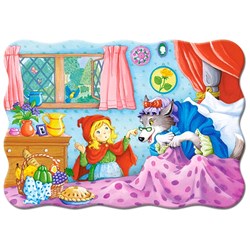 Castorland (B-03655) - "The Little Red Riding Hood" - 30 pieces puzzle