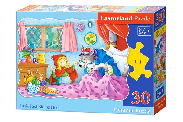 Castorland (B-03655) - "The Little Red Riding Hood" - 30 pieces puzzle