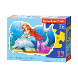 Castorland (B-015160) - "Little Mermaid" - 15 pieces puzzle