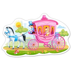 Castorland (B-015122) - "Princess in a Carriage" - 15 pieces puzzle