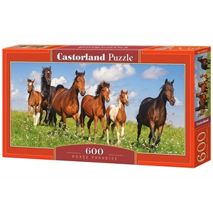 Castorland (B-060351) - "Horse Paradise" - 600 pieces puzzle