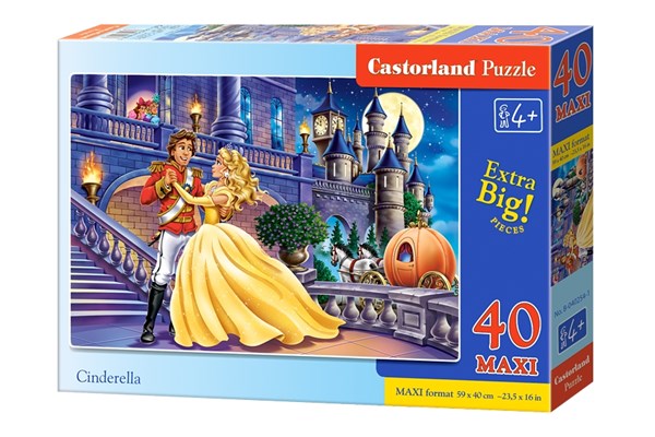 Castorland (B-040254) - "Cinderella" - 40 pieces puzzle