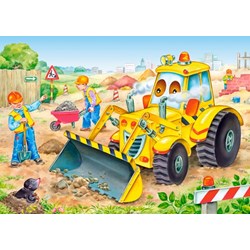 Castorland (B-04324) - "Funny vehicles" - 8 12 15 20 pieces puzzle