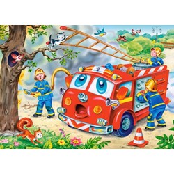 Castorland (B-04324) - "Funny vehicles" - 8 12 15 20 pieces puzzle