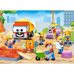 Castorland (B-06809) - "Funny Construction Site" - 60 pieces puzzle