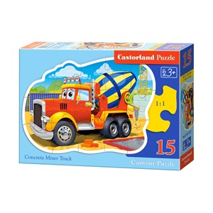 Castorland (B-015191) - "Mixer Truck" - 15 pieces puzzle