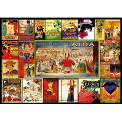 Educa (17676) - "Collage of operas" - 3000 pieces puzzle
